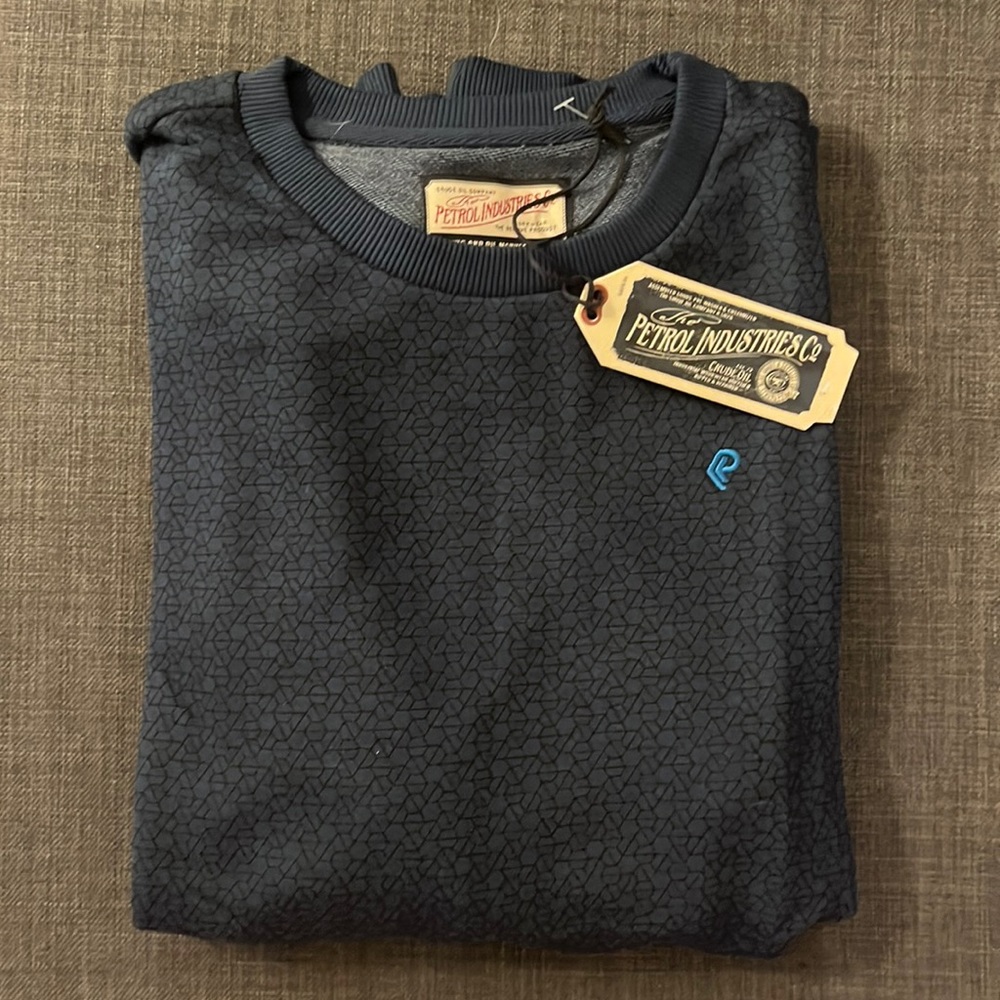 Petrol Nave Blue Crew Neck